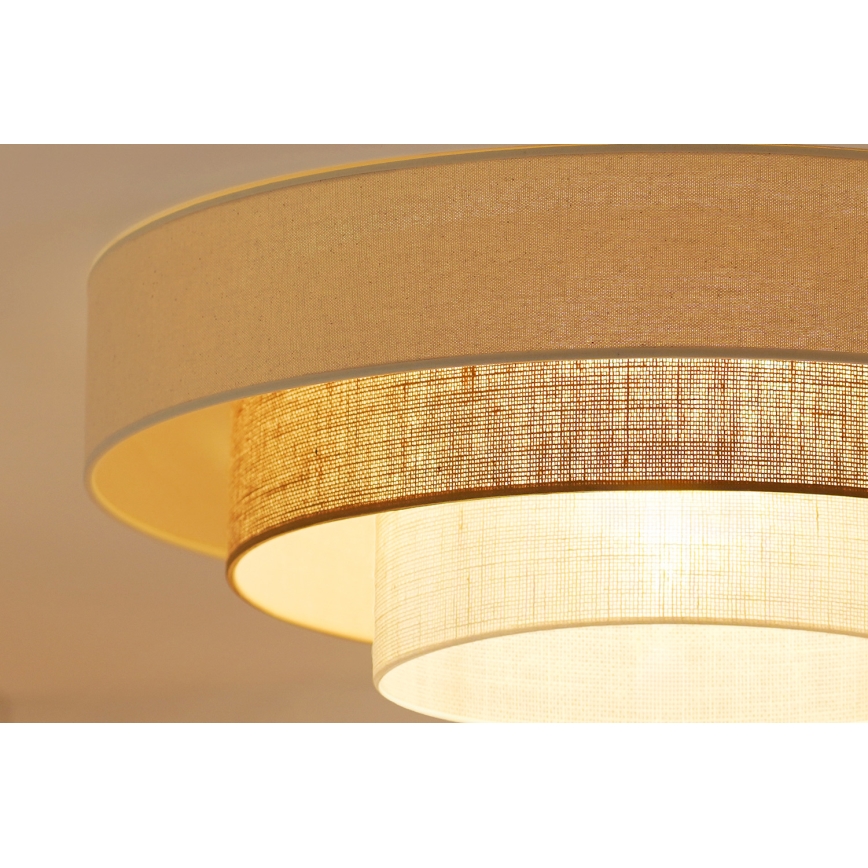 Brilagi - LED Stropní svítidlo DENVER LUNETA LED/12W/230V pr. 60 cm 3000K/4000K/6400K béžová/krémová