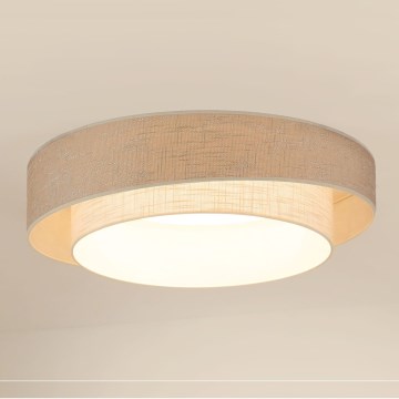 Brilagi - LED Stropní svítidlo DOVER SHINE LED/26W/230V pr. 60 cm šedá/krémová