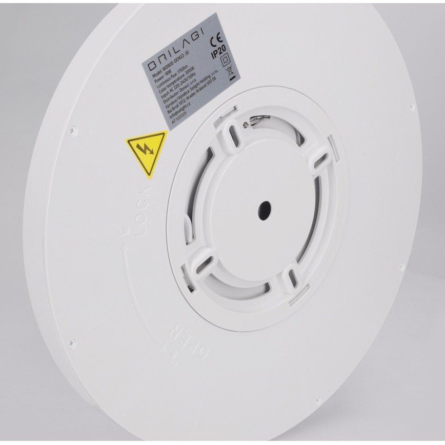 Brilagi - LED Stropní svítidlo ESTELA LED/18W/230V pr. 30 cm bílá