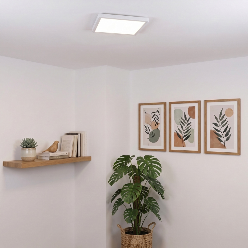Brilagi - LED Stropní svítidlo ESTELA SQUARE LED/24W/230V 31x31 cm bílá