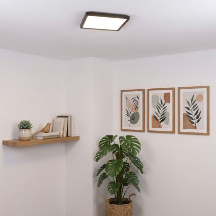 Brilagi - LED Stropní svítidlo ESTELA SQUARE LED/24W/230V 31x31 cm černá
