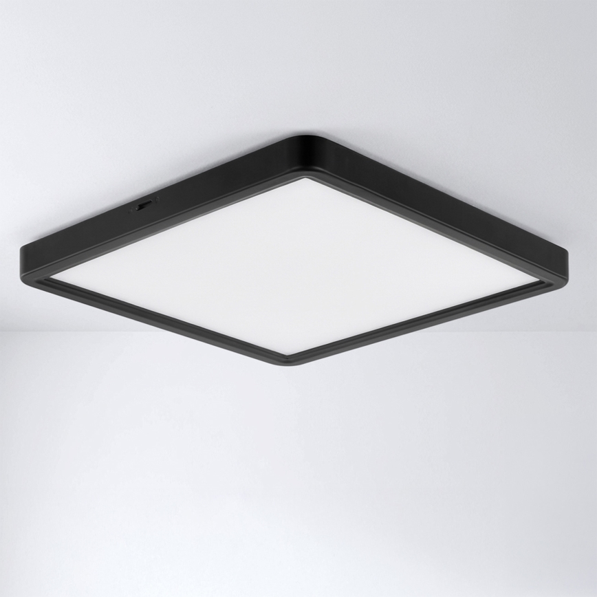Brilagi - LED Stropní svítidlo ESTELA SQUARE LED/24W/230V 31x31 cm černá