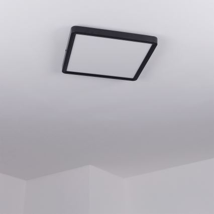 Brilagi - LED Stropní svítidlo ESTELA SQUARE LED/24W/230V 31x31 cm černá