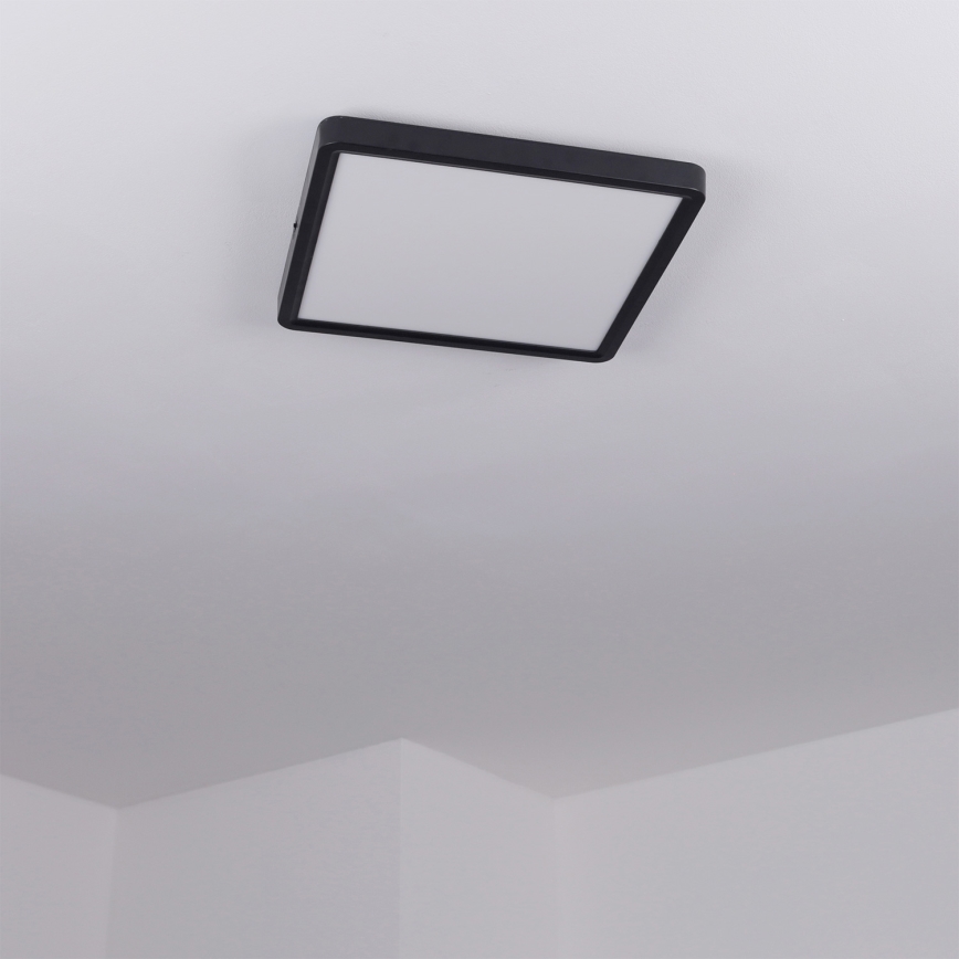 Brilagi - LED Stropní svítidlo ESTELA SQUARE LED/24W/230V 31x31 cm černá