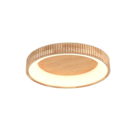 Brilagi - LED Stropní svítidlo FALCON WOOD MODERN LED/40W/230V 3000/4000/6000K pr. 60 cm dřevo