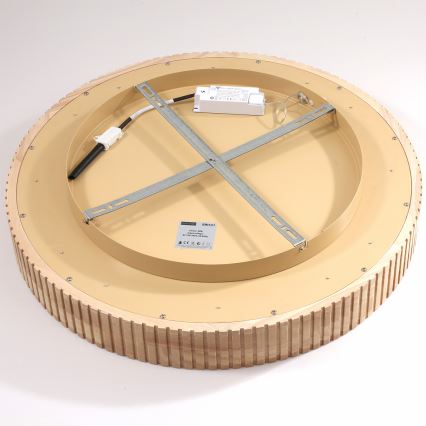 Brilagi - LED Stropní svítidlo FALCON WOOD MODERN LED/40W/230V 3000/4000/6000K pr. 60 cm dřevo