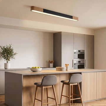 BRILAGI - LED Stropní svítidlo GARDALINE LED/100W/230V 120 cm dub/černá