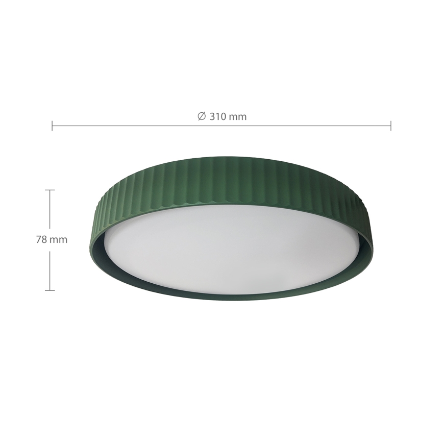 Brilagi - LED Stropní svítidlo LUCIA LED/24W/230V pr. 31 cm zelená