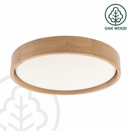Brilagi - LED Stropní svítidlo MANAROLA PLAIN LED/24W/230V 3000K pr. 41 cm dub