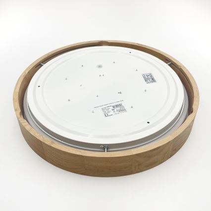 Brilagi - LED Stropní svítidlo MANAROLA PLAIN LED/24W/230V 3000K pr. 41 cm dub