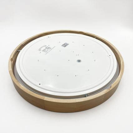 Brilagi - LED Stropní svítidlo MANAROLA PLAIN LED/36W/230V 3000K pr. 48 cm dub