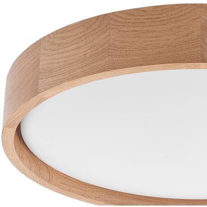 Brilagi - LED Stropní svítidlo MANAROLA SIMPLE LED/24W/230V 3000K dub pr. 41 cm