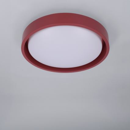 Brilagi - LED Stropní svítidlo MATTEO LED/24W/230V pr. 31 cm červená