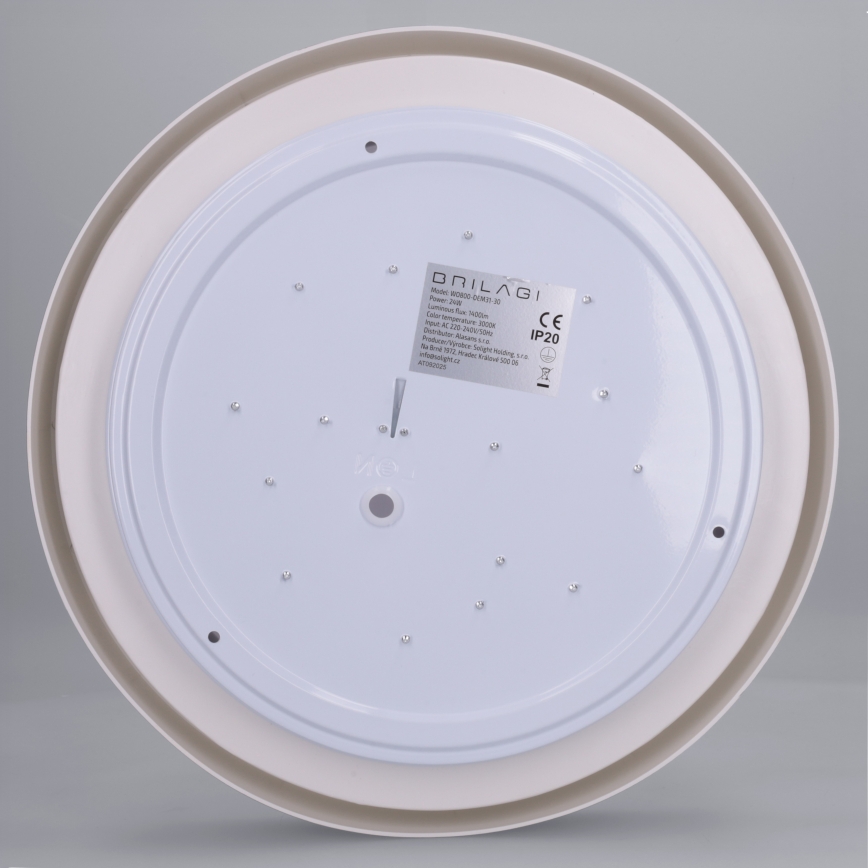 Brilagi - LED Stropní svítidlo MATTEO LED/24W/230V pr. 31 cm červená