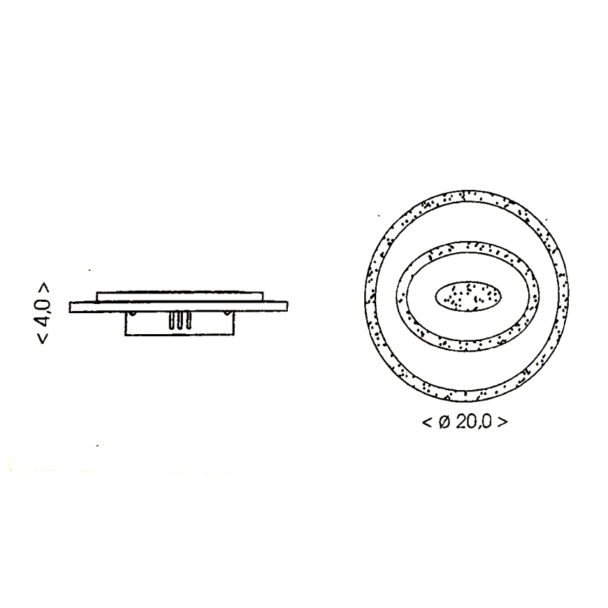 Brilagi - LED Stropní svítidlo MODERN MINI LED/26W/230V 3000/4000/6000K