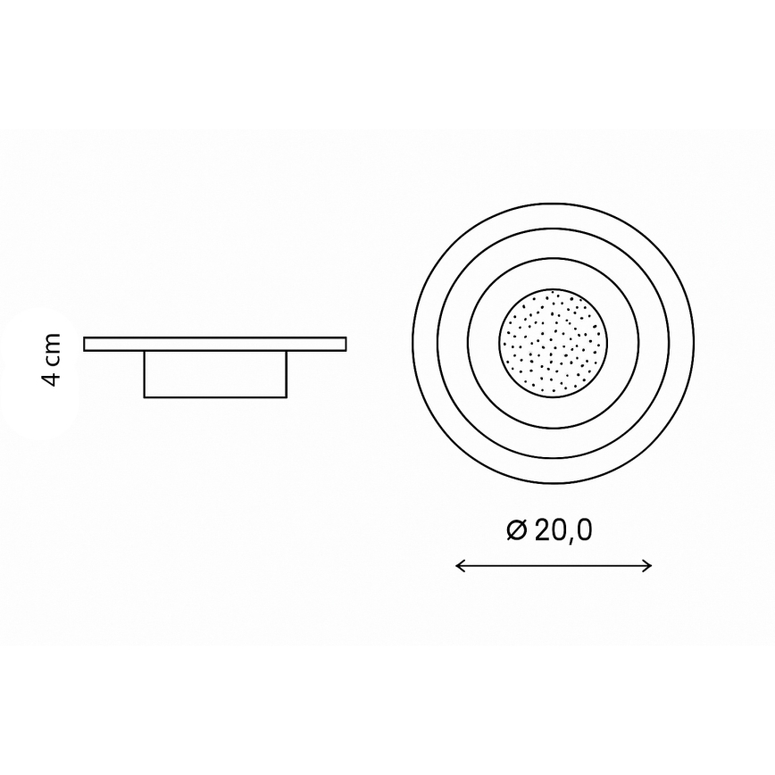 Brilagi - LED Stropní svítidlo MODERN MINI LED/29W/230V 3000/4000/6000K