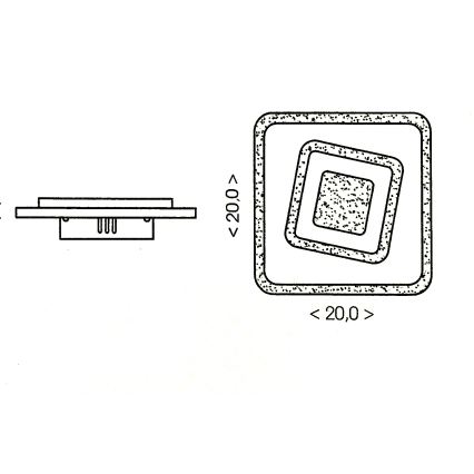 Brilagi - LED Stropní svítidlo MODERN MINI LED/32W/230V 3000/4000/6000K