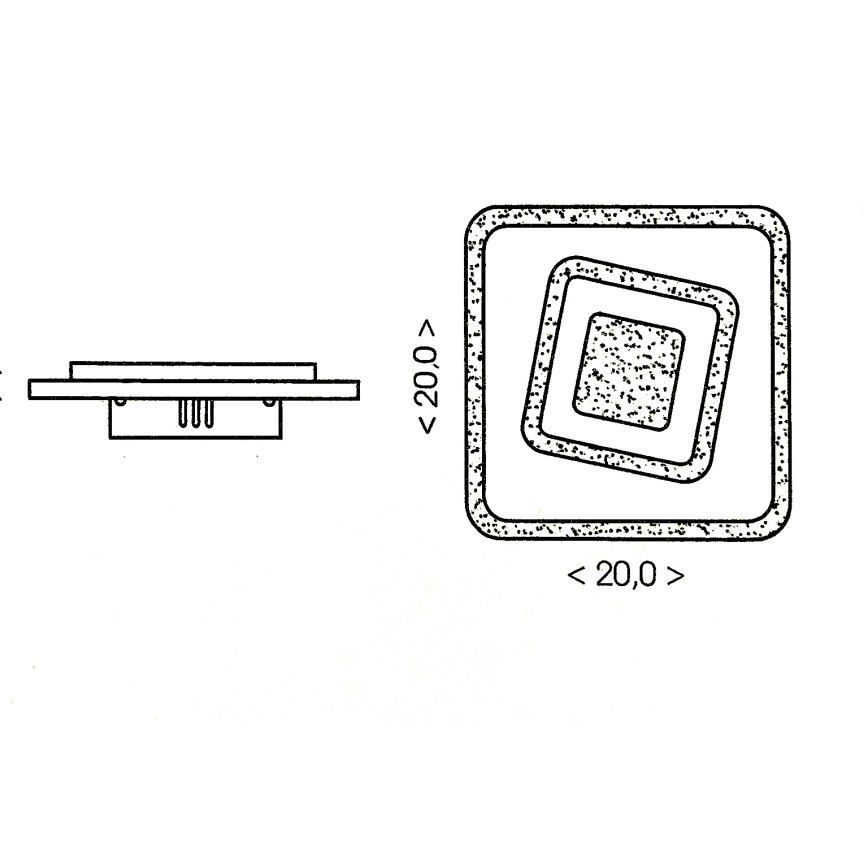 Brilagi - LED Stropní svítidlo MODERN MINI LED/32W/230V 3000/4000/6000K