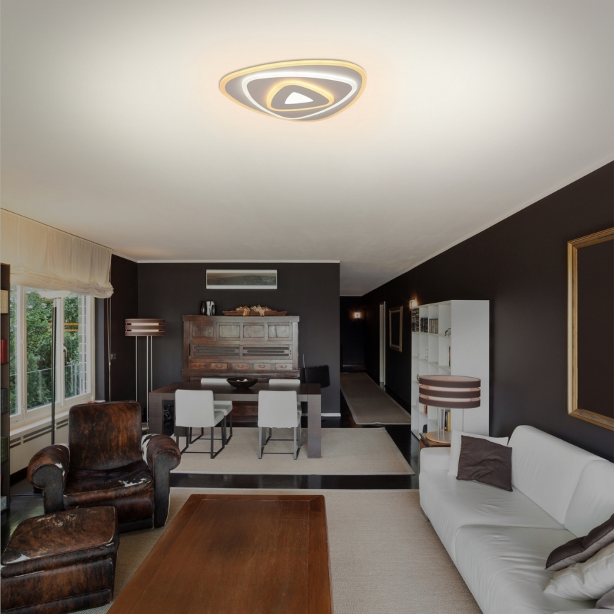 Brilagi - LED Stmívatelné stropní svítidlo MODERN MINI LED/45W/230V 3000/4000/6000K 30x30 cm + dálkové ovládání