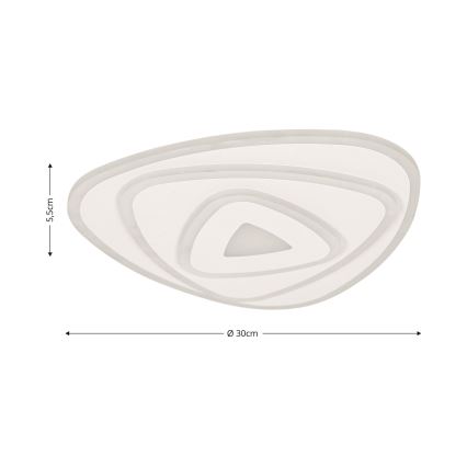 Brilagi - LED Stmívatelné stropní svítidlo MODERN MINI LED/45W/230V 3000/4000/6000K 30x30 cm + dálkové ovládání