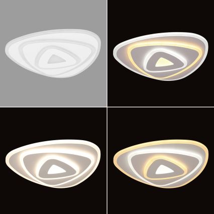 Brilagi - LED Stmívatelné stropní svítidlo MODERN MINI LED/45W/230V 3000-6000K 30x30 cm + dálkové ovládání