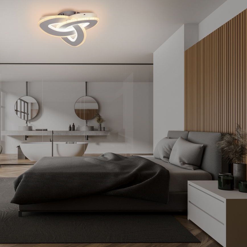 Brilagi - LED Stmívatelné stropní svítidlo MODERN MINI LED/49W/230V 3000/4000/6000K 30x30 cm + dálkové ovládání