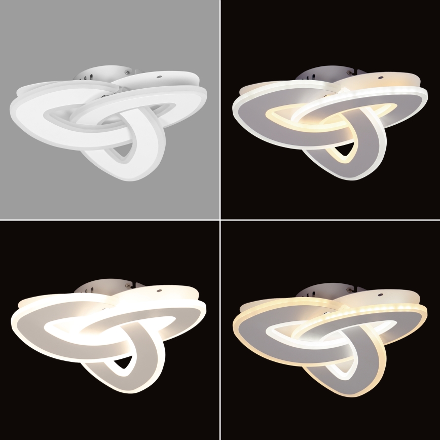 Brilagi - LED Stmívatelné stropní svítidlo MODERN MINI LED/49W/230V 3000/4000/6000K 30x30 cm + dálkové ovládání
