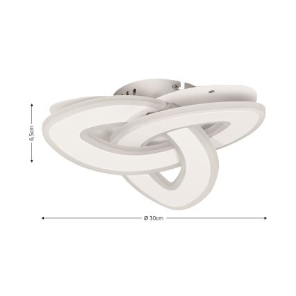 Brilagi - LED Stmívatelné stropní svítidlo MODERN MINI LED/49W/230V 3000/4000/6000K 30x30 cm + dálkové ovládání