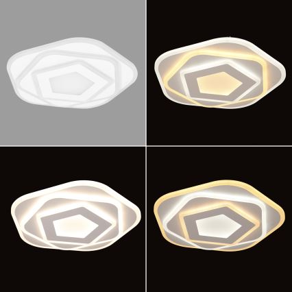 Brilagi - LED Stmívatelné stropní svítidlo MODERN MINI LED/53W/230V 3000/4000/6000K + dálkové ovládání