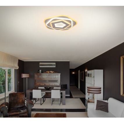 Brilagi - LED Stmívatelné stropní svítidlo MODERN MINI LED/53W/230V 3000-6000K pr. 30 cm + dálkové ovládání