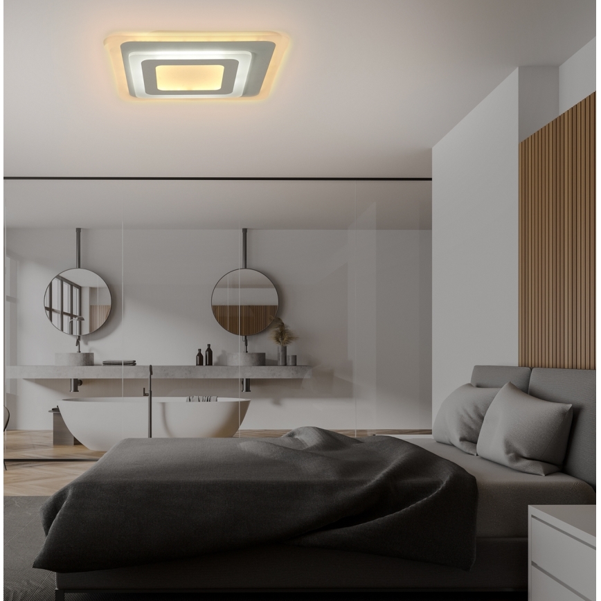Brilagi - LED Stmívatelné stropní svítidlo MODERN MINI LED/65W/230V 3000-6000K 37x37 cm + dálkové ovládání