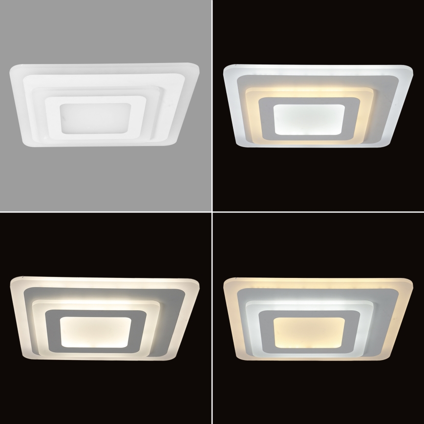 Brilagi - LED Stmívatelné stropní svítidlo MODERN MINI LED/65W/230V 3000-6000K 37x37 cm + dálkové ovládání