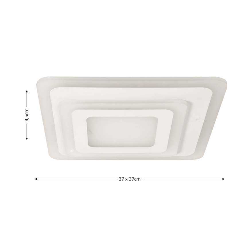 Brilagi - LED Stmívatelné stropní svítidlo MODERN MINI LED/65W/230V 3000-6000K 37x37 cm + dálkové ovládání