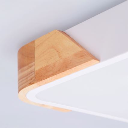 Brilagi - LED Stropní svítidlo PILANA LED/24W/230V dub/bílá 32x32 cm