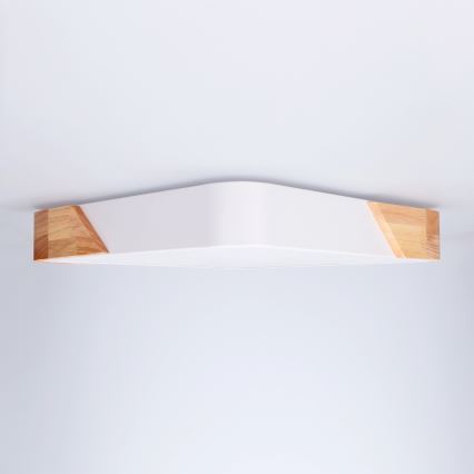 Brilagi - LED Stropní svítidlo PILANA LED/24W/230V dub/bílá 32x32 cm