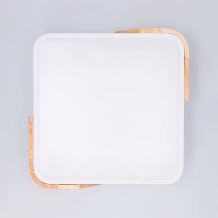 Brilagi - LED Stropní svítidlo PILANA LED/24W/230V dub/bílá 32x32 cm