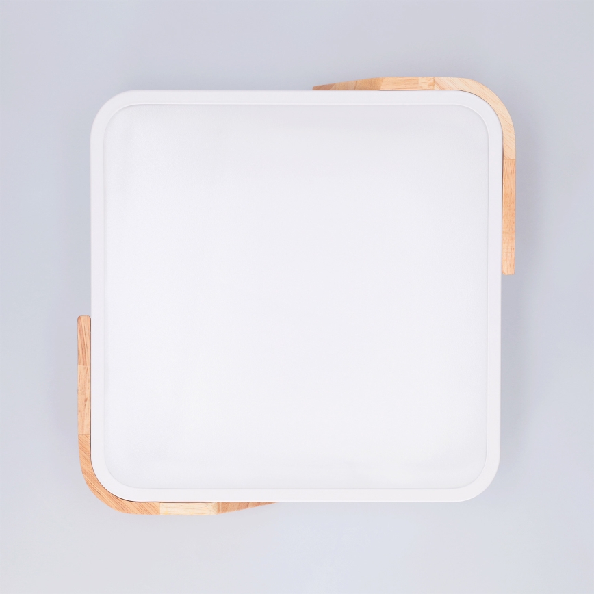 Brilagi - LED Stropní svítidlo PILANA LED/24W/230V dub/bílá 32x32 cm
