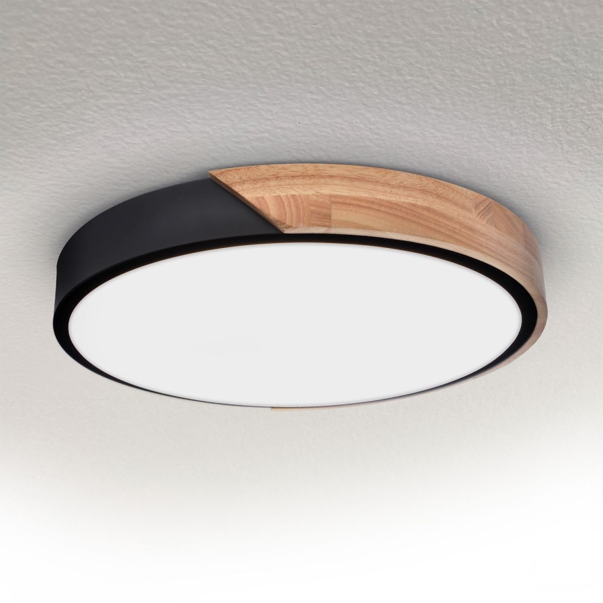 Brilagi - LED Stropní svítidlo PILANA LED/24W/230V dub pr. 30 cm