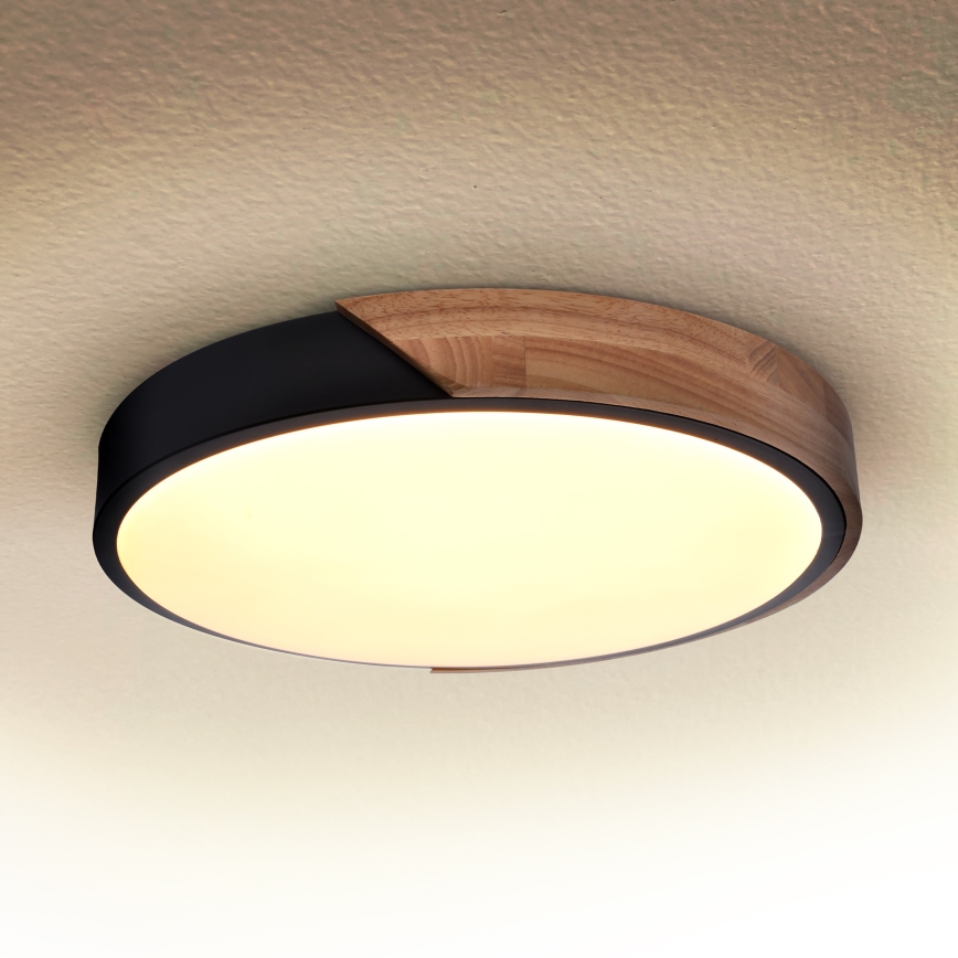 Brilagi - LED Stropní svítidlo PILANA LED/24W/230V dub pr. 30 cm