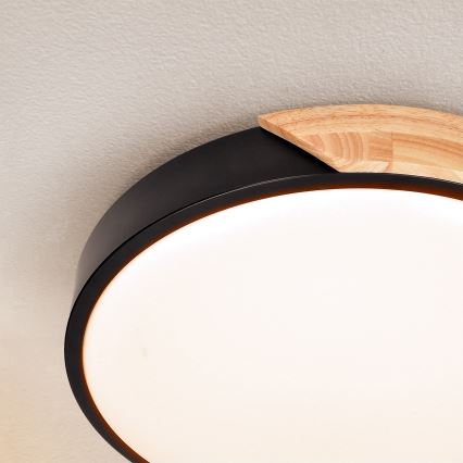 Brilagi - LED Stropní svítidlo PILANA LED/24W/230V dub pr. 30 cm