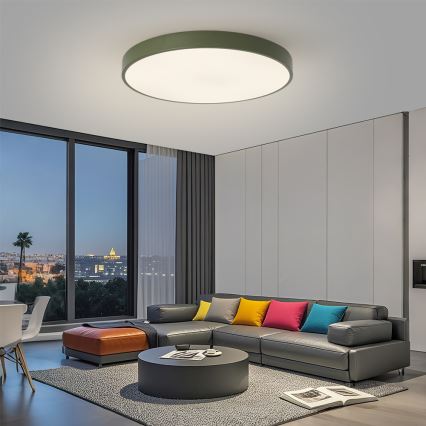 Brilagi - LED Stropní svítidlo POOL LED/100W/230V 3000/4000/6000K pr. 80 cm zelená