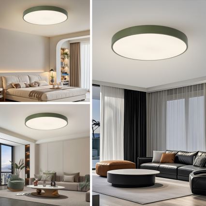 Brilagi - LED Stropní svítidlo POOL LED/100W/230V 3000/4000/6000K pr. 80 cm zelená