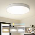 Brilagi - LED Stropní svítidlo POOL LED/100W/230V 3000/4000/6000K pr. 80 cm bílá