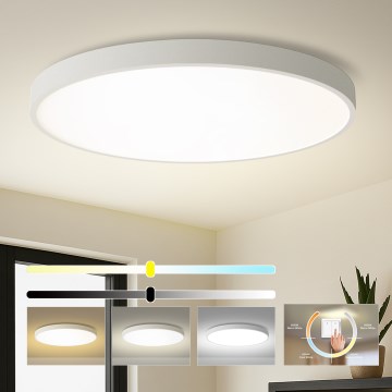Brilagi - LED Stropní svítidlo POOL LED/180W/230V 3000/4000/6000K pr. 120 cm bílá