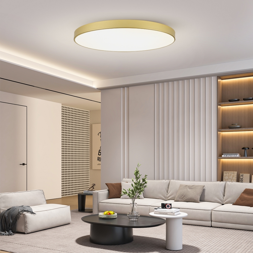 Brilagi - LED Stropní svítidlo POOL LED/180W/230V 3000/4000/6000K pr. 120 cm zlatá