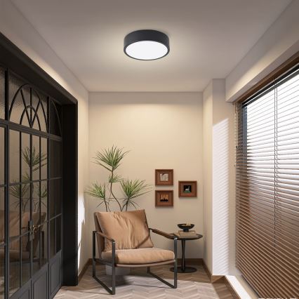 Brilagi - LED Stropní svítidlo POOL LED/18W/230V 3000/4000/6000K pr. 20 cm černá