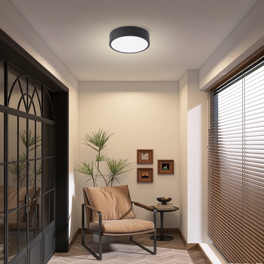 Brilagi - LED Stropní svítidlo POOL LED/18W/230V 3000/4000/6000K pr. 20 cm černá