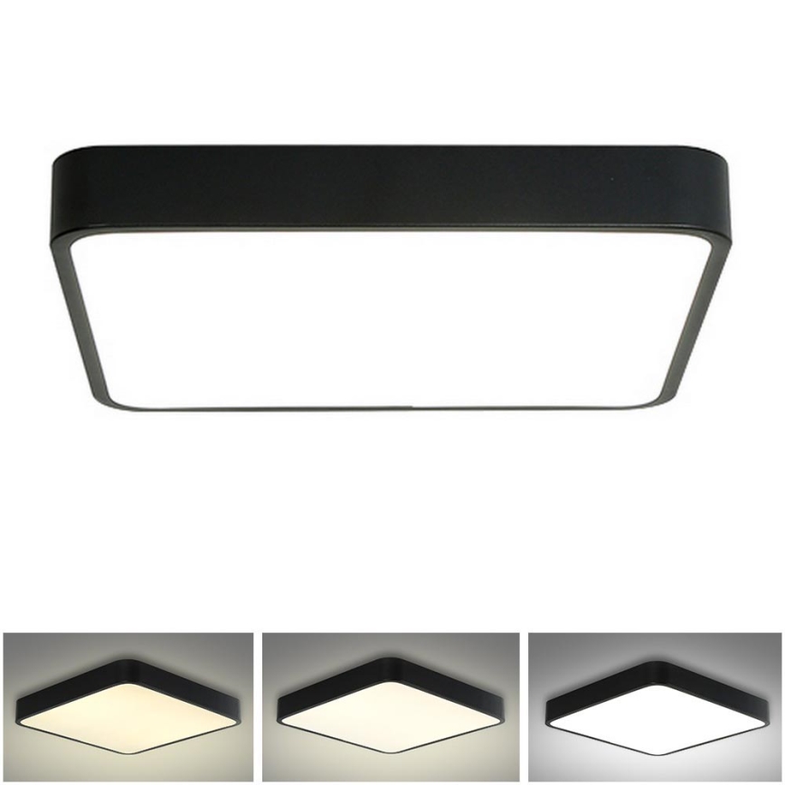 Brilagi - LED Stropní svítidlo POOL LED/36W/230V 3000/4500/6000K 40x40 cm černá