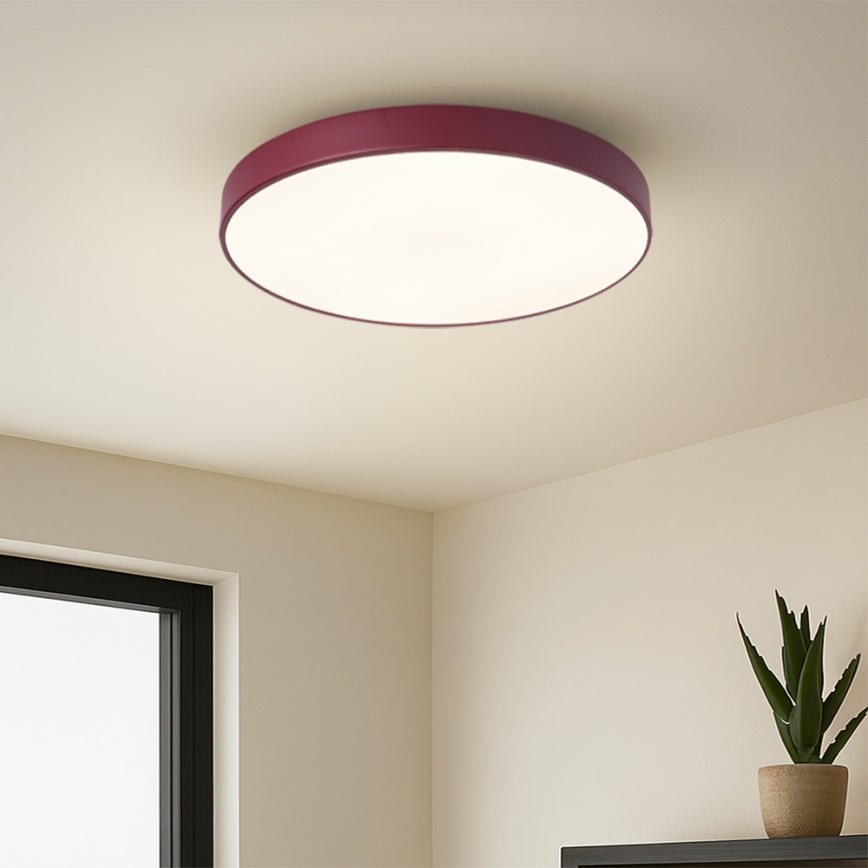 Brilagi - LED Stropní svítidlo POOL LED/48W/230V 3000/4000/6000K pr. 40 cm burgundy