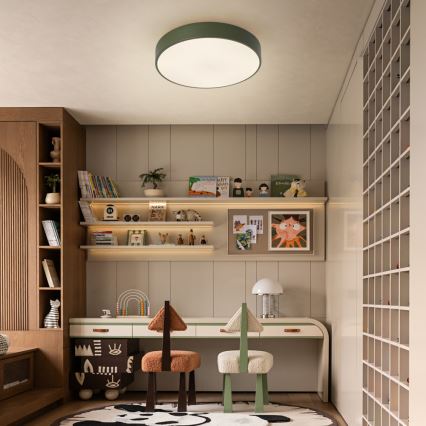 Brilagi - LED Stropní svítidlo POOL LED/48W/230V 3000/4000/6000K pr. 40 cm zelená